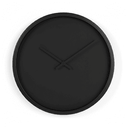 Decorative Wall Clock (Minimal Black) view 1