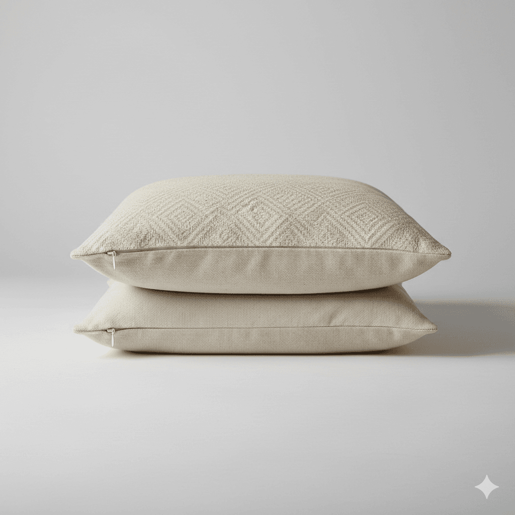 Cotton Cushion Cover Set (2 pcs)