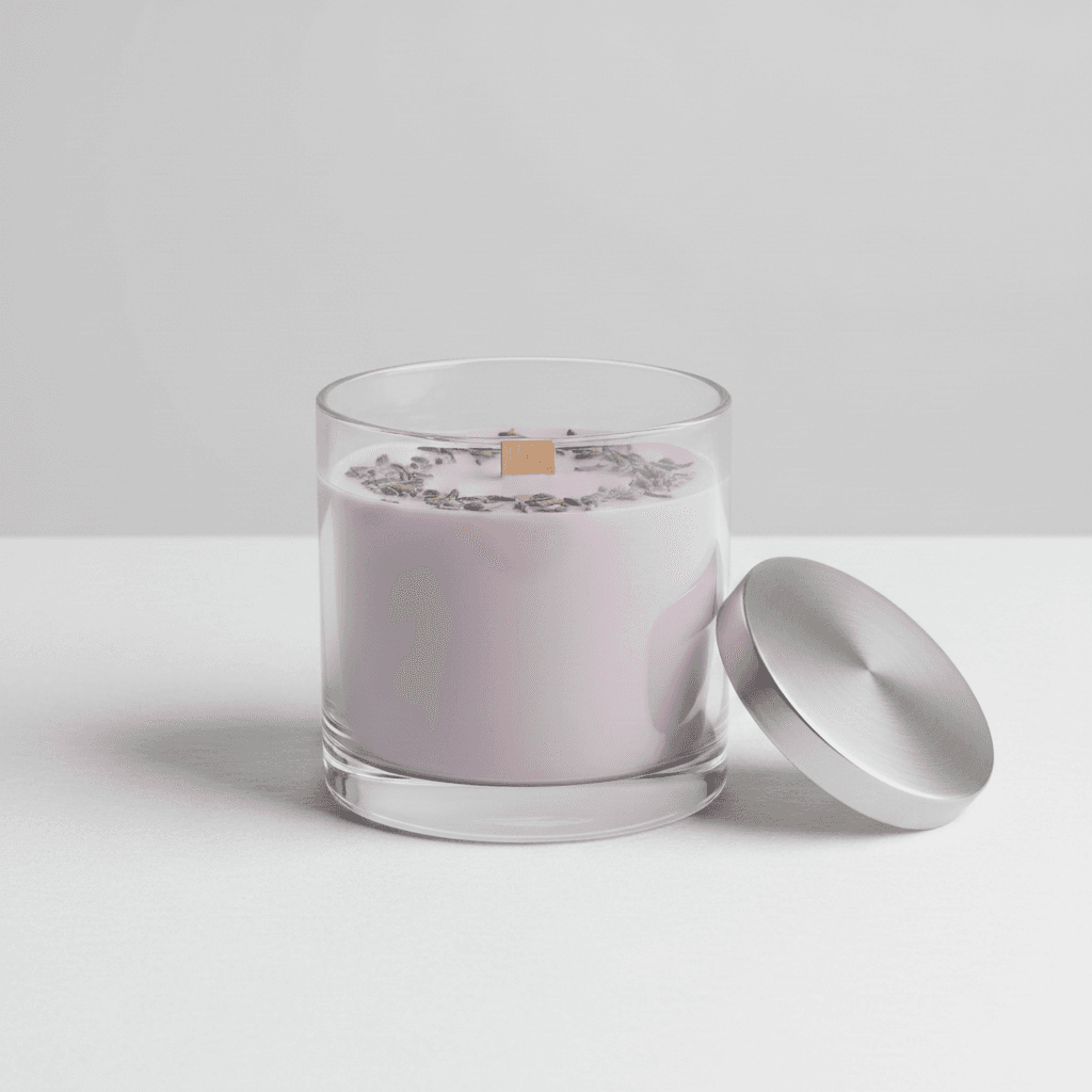 Scented Candle Jar (Lavender)