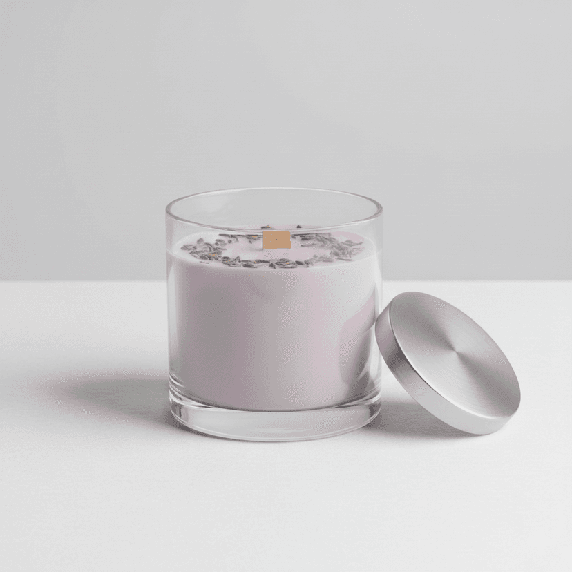 Scented Candle Jar (Lavender)