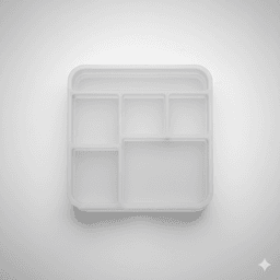 Desk Organizer Tray (Plastic) view 2