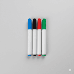 Whiteboard Marker Set (4 pcs) view 1