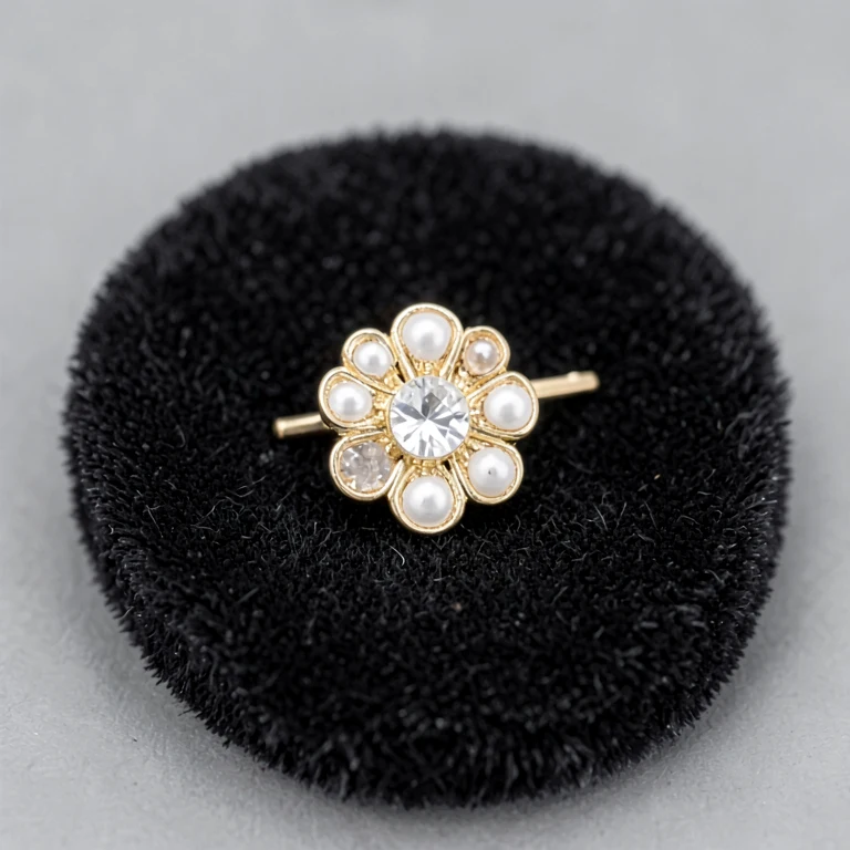 Imitation Gold-Tone Nose Pin
