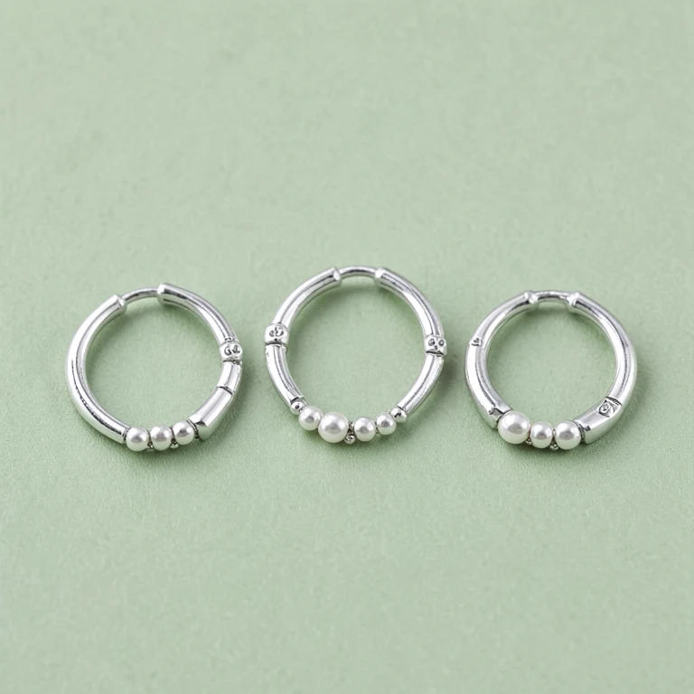 Imitation Silver-Tone Toe Ring Set