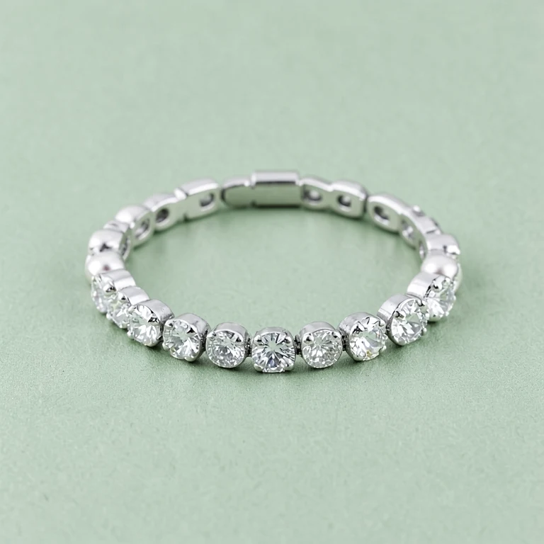 Imitation Crystal-Style Tennis Bracelet