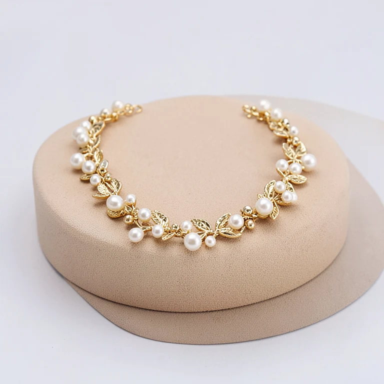 Imitation Faux Pearl Bridal Necklace