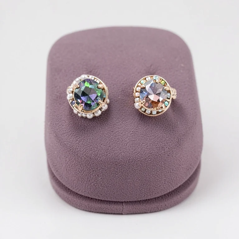 Imitation Crystal-Style Cocktail Ring Collection
