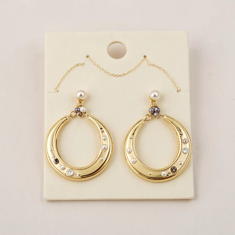 Imitation Chandbali and Maang Tikka Set