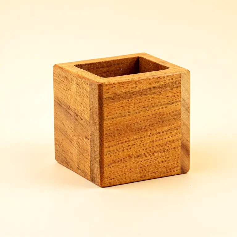 Wooden Pencil Storage Box