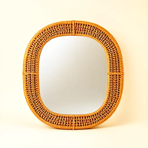 Rattan Mirror Frame