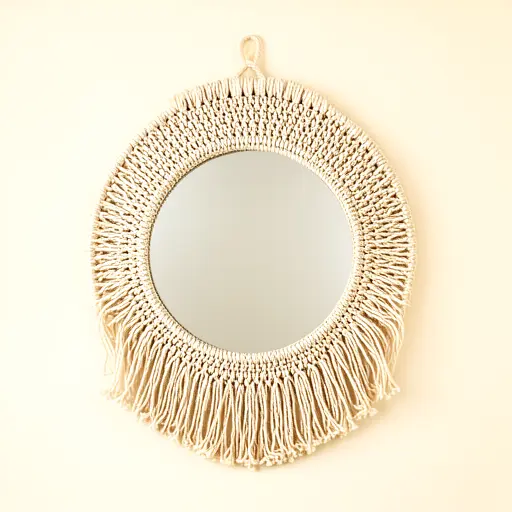 Macrame Mirror Frame
