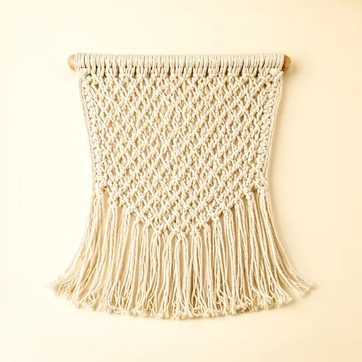 Macrame Chair Back Cover
