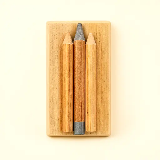Wood Pencil Eraser Tip Pack