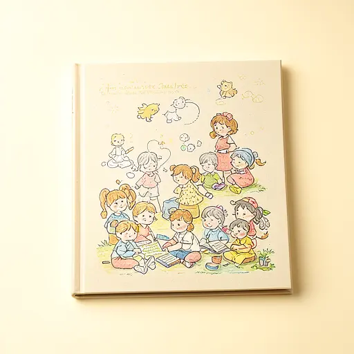 Children Learning Drawing Book