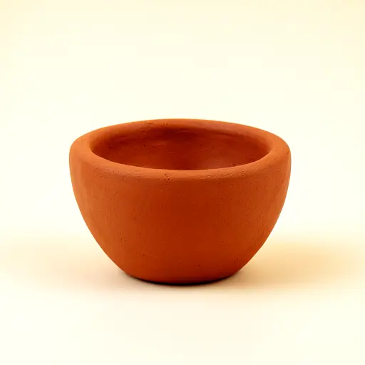 Clay Diya Painted Set