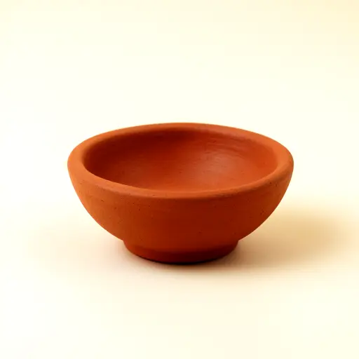 Clay Diya Puja Set